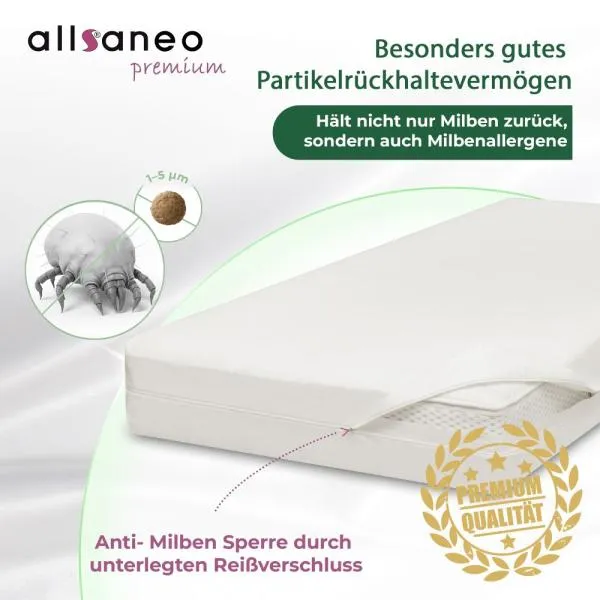 allsaneo premium Encasing Matratzenbezug 140x200x20 cm