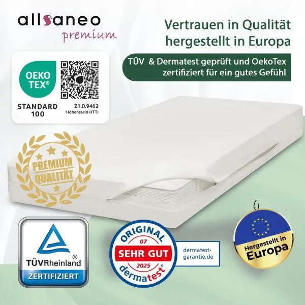 allsaneo premium Encasing Matratzenbezug 140x200x20 cm