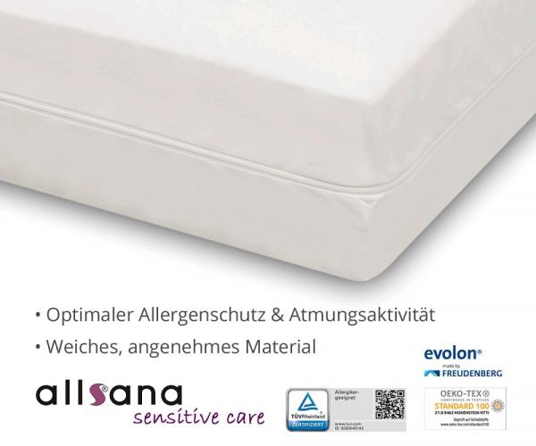 Allsana sensitive care Matratzenbezug 100x220x24 cm