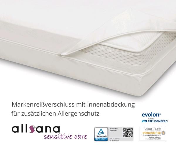 Allsana sensitive care Matratzenbezug 100x220x24 cm