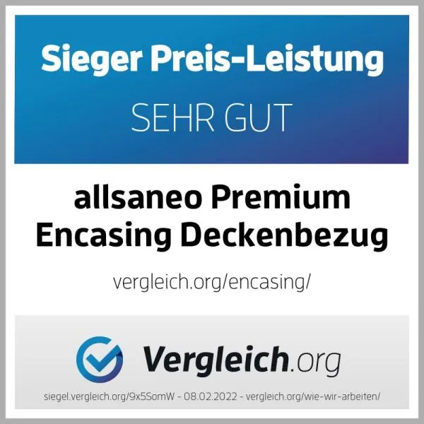 allsaneo premium Encasing Deckenbezug 200x200 cm