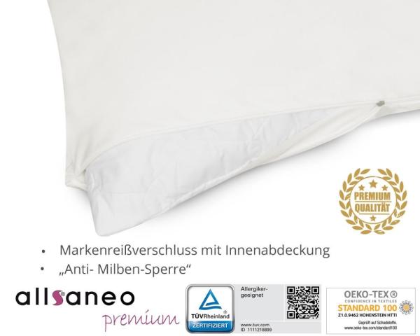allsaneo premium Encasing Kissenbezug 40x60 cm