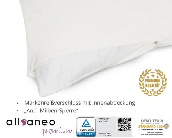 allsaneo premium Encasing Kissenbezug 50x50 cm allsaneo premium Encasing Kissenbezug 50x50 cm