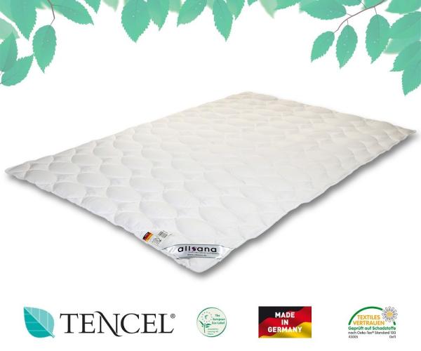 allsana TENCEL Klimafaser Leichtsteppbett 200x200 cm