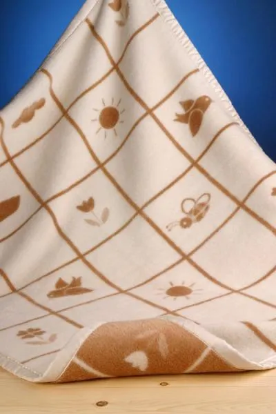 Bio Baby & Kinder Kuscheldecke, zimt-natur