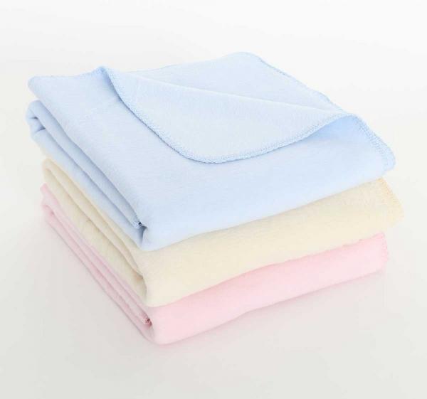 Bio Baby & Kinder Kuscheldecke, hellblau