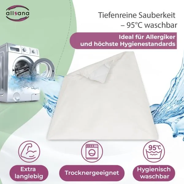 Ansicht TÜV Siegel allsana sensitive care Encasing Ansicht TÜV Siegel allsana sensitive care Encasing