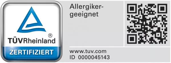 Ansicht TÜV Siegel allsana sensitive care Encasing Ansicht TÜV Siegel allsana sensitive care Encasing