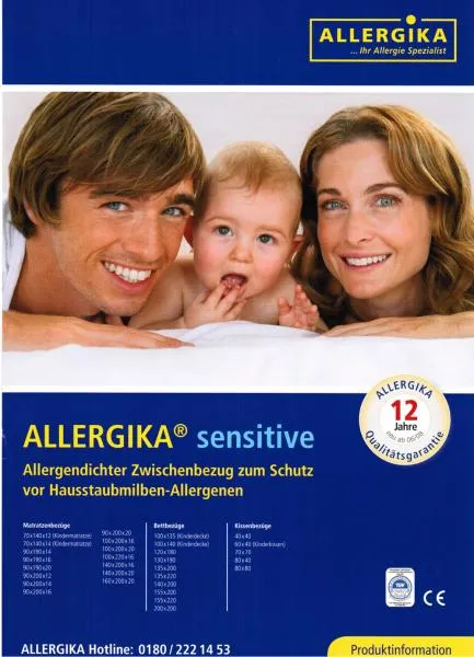 Allergika Sensitive Deckenbezug 155x220 cm Allergika Sensitive Deckenbezug 155x220 cm