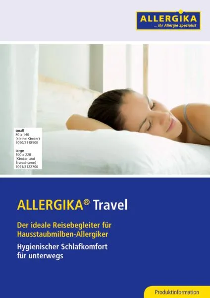Allergika Travel Reiseschlafsack large