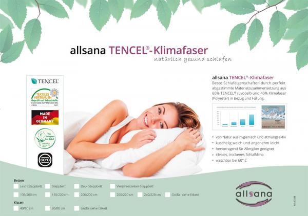 allsana TENCEL® Klimafaser 4-Jahreszeitendecke 155x220 cm