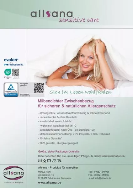 Produktansicht allsana sensitive care Encasings Produktansicht allsana sensitive care Encasings