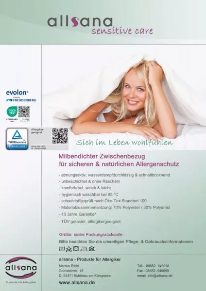 Produktansicht allsana sensitive care Encasings Produktansicht allsana sensitive care Encasings