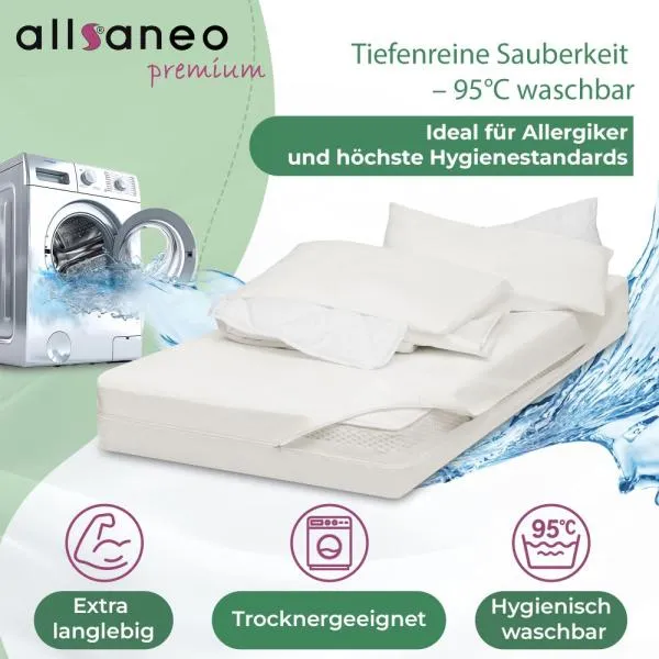 allsaneo premium Encasing Set für 140cm Matratzen