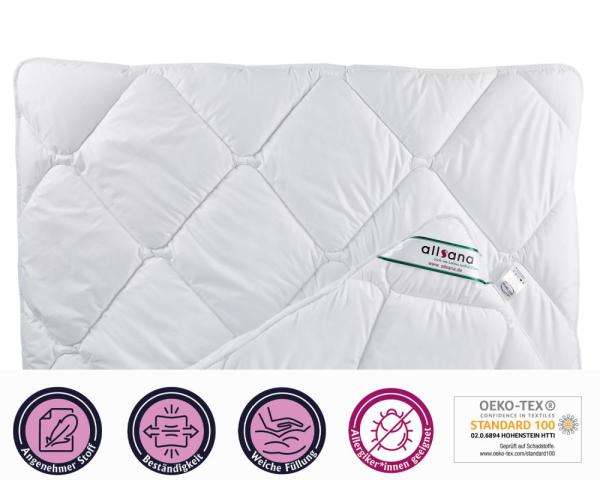 allsaneo® Microfaser Duo Steppbett 135x200 cm
