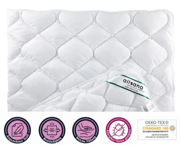 allsaneo® Microfaser Leicht-Steppbett 155x220 cm