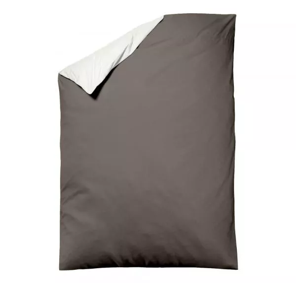 allsaneo Bettwäsche Satin de Luxe natur/ taupe