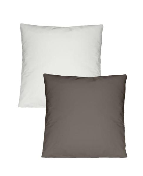 allsaneo Bettwäsche Satin de Luxe natur/ taupe