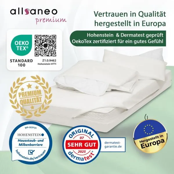 allsaneo premium Encasing Set 3-teilig für Kinderbetten