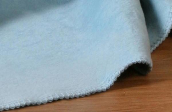 Bio Baumwoll Kuscheldecke, aquamarin