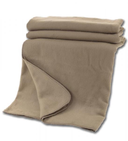 Bio Baumwoll Kuscheldecke, fungo-taupe