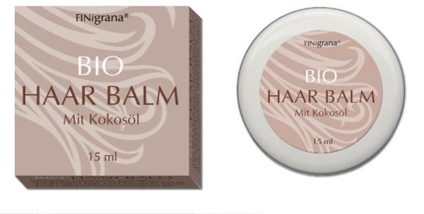 Finigrana Bio Haar Balm, mit Kokosöl, parfümfrei