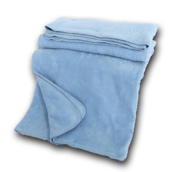 Bio Baumwoll Kuscheldecke, aquamarin