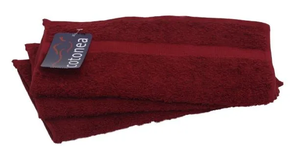 Cotonea Frottee- Handtuch bordeaux