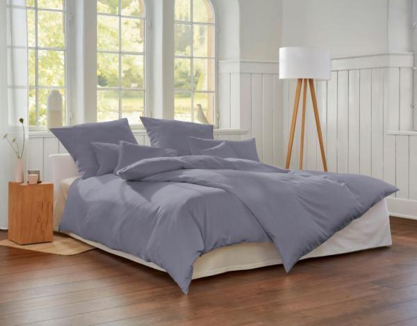 Cotonea Bio Satin Bettwäsche Classic platin