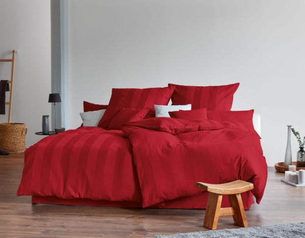 Cotonea Satin Bettwäsche Superbe rot