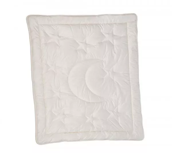 Elzacher Kinder Bio Baumwoll Duo-Steppbett warm 100x135 cm