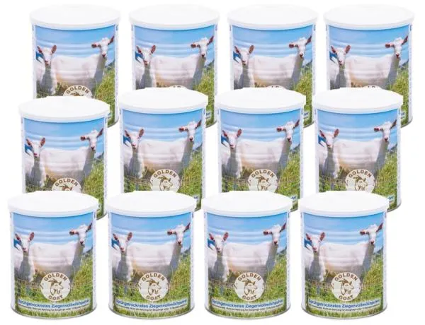 Ziegenmilchpulver Golden Goat 12 Dosen Sparpack