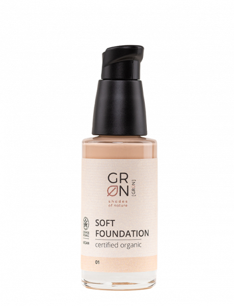 GRN Grün Soft Foundation 01 für helle Haut