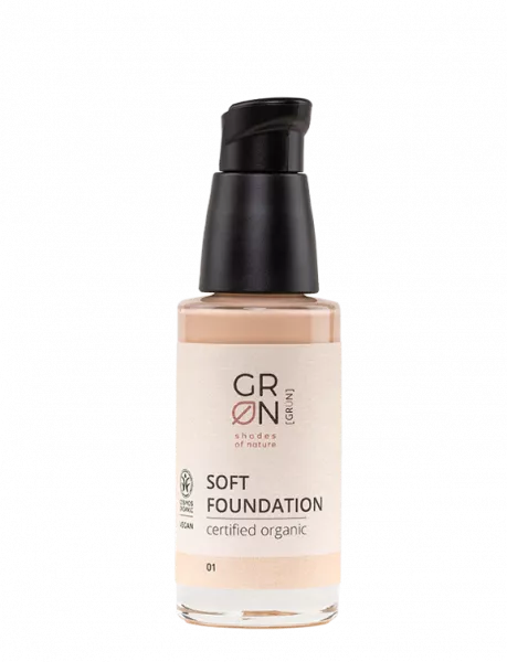 GRN Grün Soft Foundation 01 für helle Haut GRN Grün Soft Foundation 01 für helle Haut