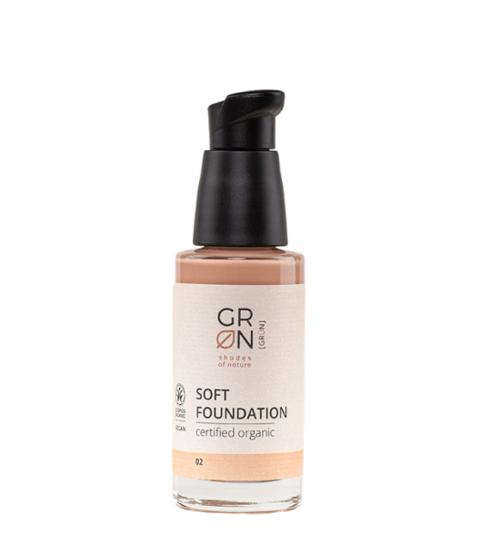 GRN Grün Soft Foundation 02 für mittlere Haut