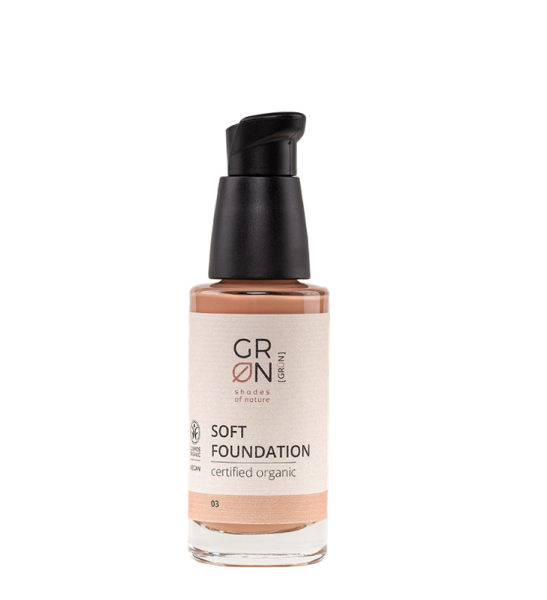GRN Grün Soft Foundation 03 für dunklere Haut