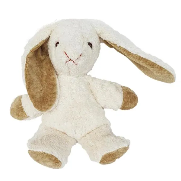 Knuffel- Hase weiß, Kuscheltier waschbar, vegan