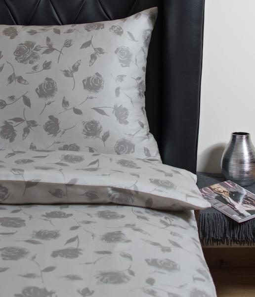 Lyocell / Tencel Bettwäsche Classic Rose silber