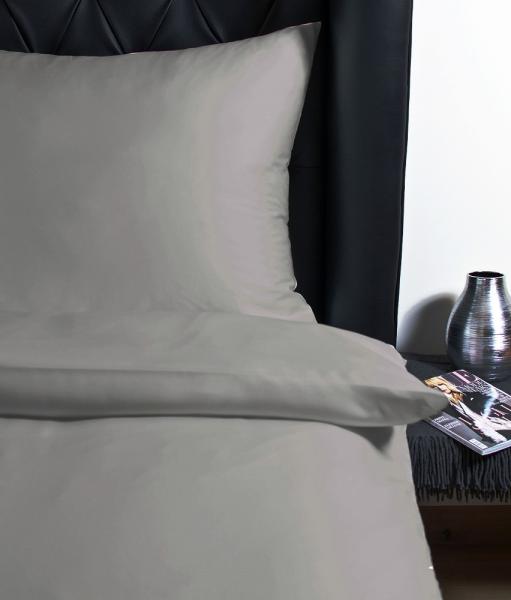 Lyocell / Tencel Bettwäsche Classic Uni silber