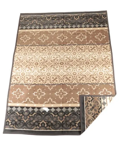 Ibena Kuscheldecke, Assuan, grau- beige 150x200 cm