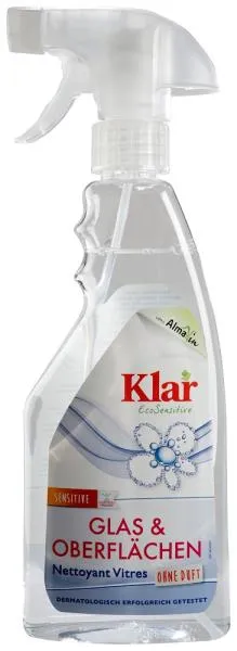 KLAR Glas & Oberflächenreiniger mit Sprayer KLAR Glas & Oberflächenreiniger mit Sprayer