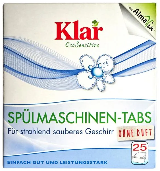 Klar Spülmaschinen- Tabs 25 Stück Klar Spülmaschinen- Tabs 25 Stück
