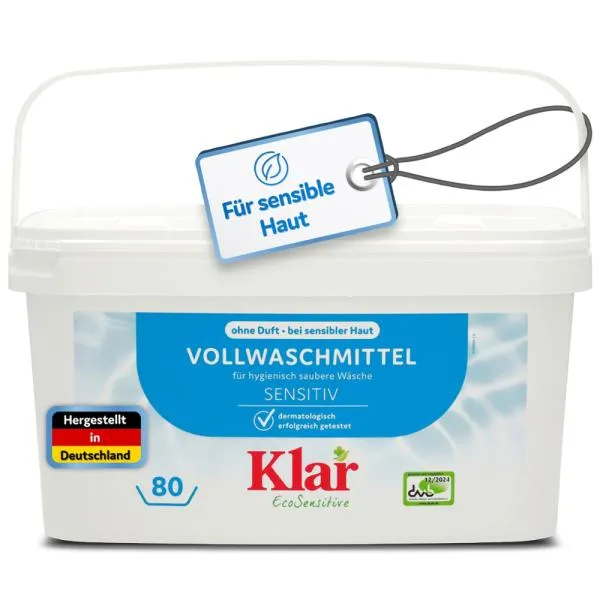 Klar Vollwaschmittel ohne Duft 4,4 kg
