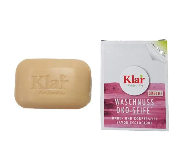 Klar Waschnuss Öko- Seife 100 g Klar Waschnuss Öko- Seife 100 g