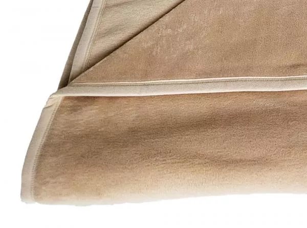 Allergiker Kuscheldecke kochfest 140x200 cm, beige