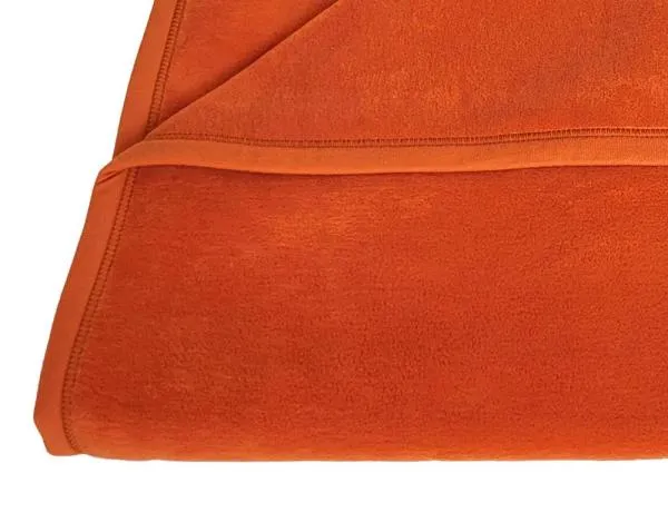 Allergiker Kuscheldecke kochfest 140x200 cm, terra- orange
