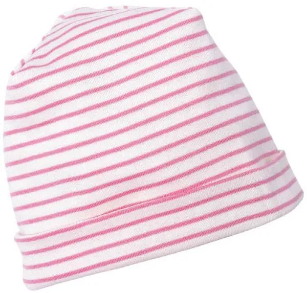Lotties Krempelmütze rosa geringelt
