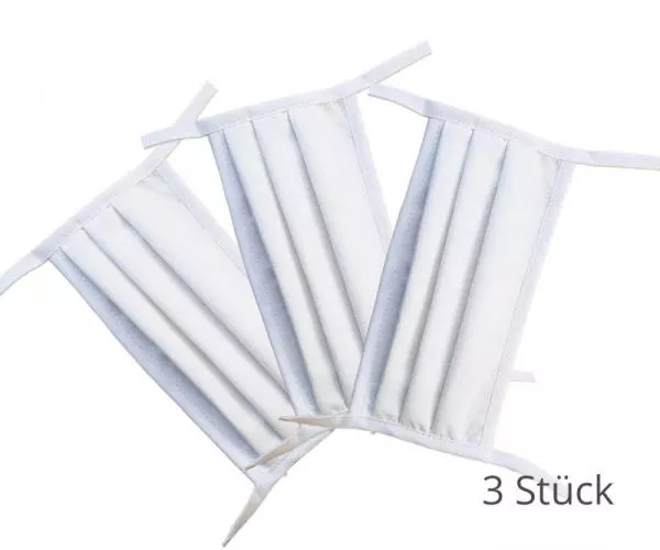 Mund-Nasen-Maske aus Evolon®, allergendicht waschbar 3 Stück Mund-Nasen-Maske aus Evolon®, allergendicht waschbar 3 Stück