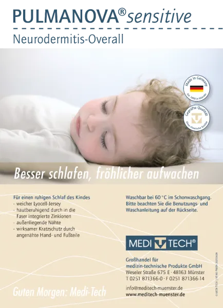 Pulmanova sensitive Neurodermitisoverall mit Zink