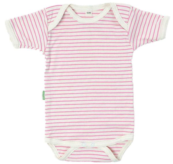 Ringel Body kurzarm rosa
